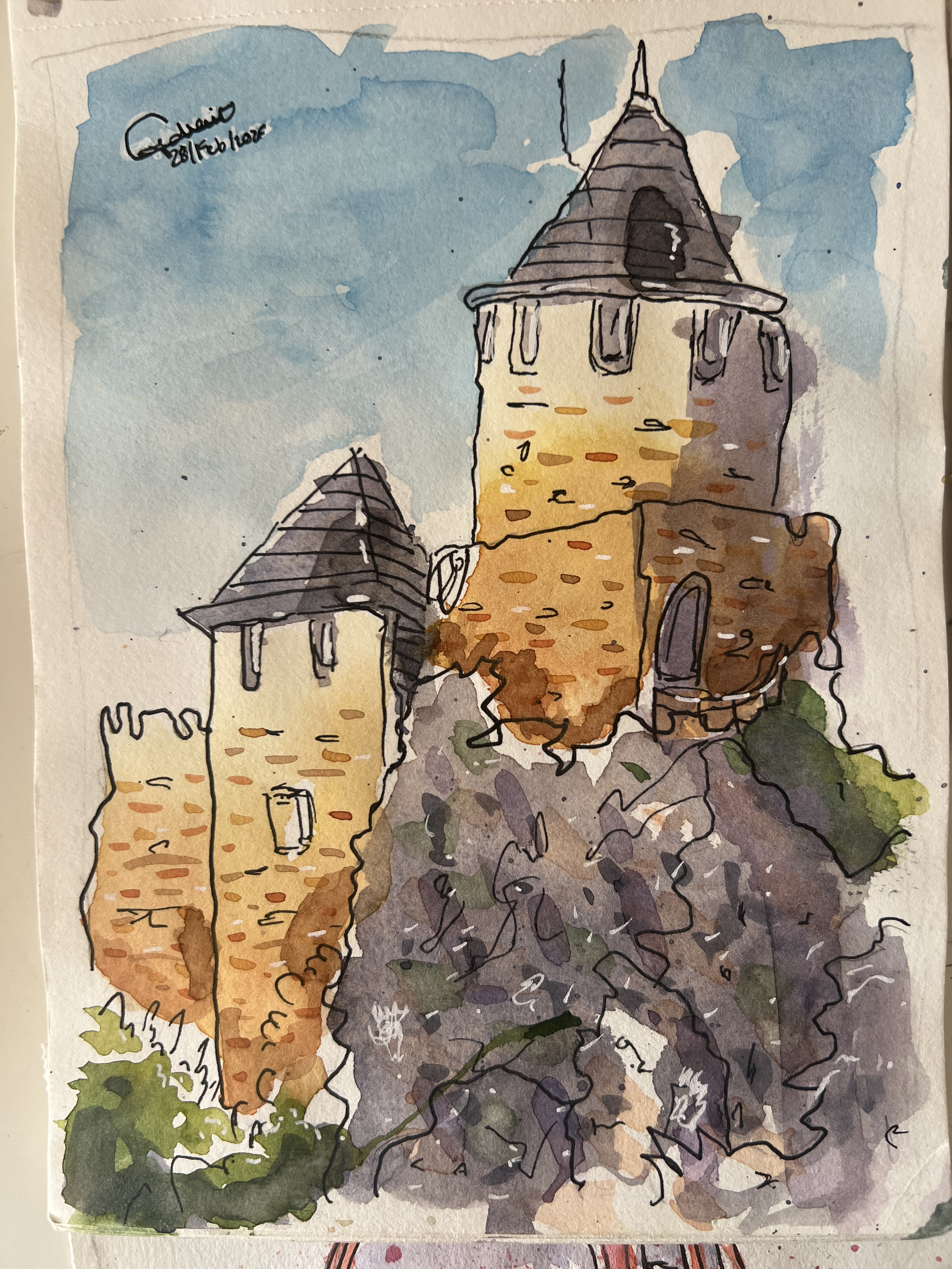 Watercolour artwork