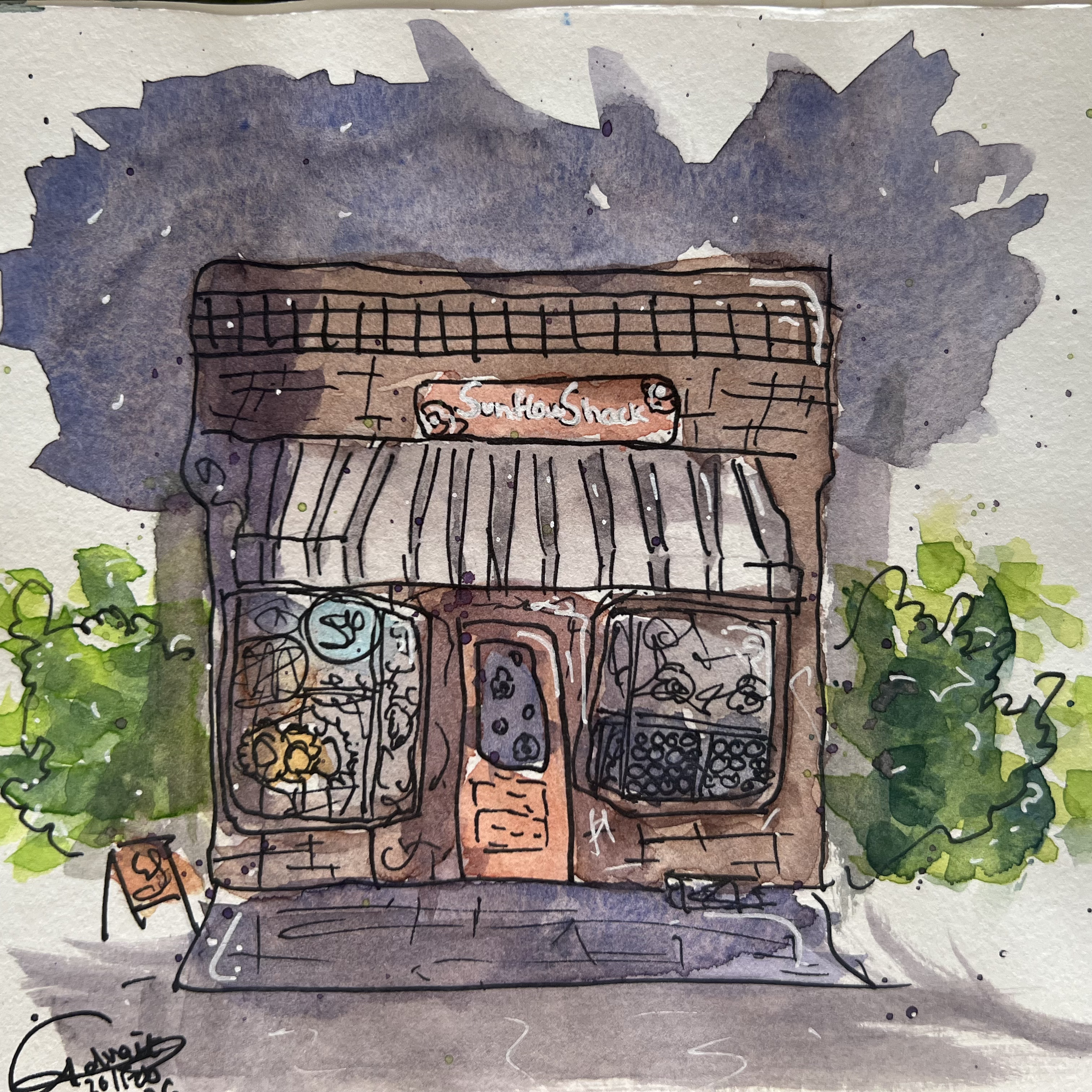 Watercolour artwork